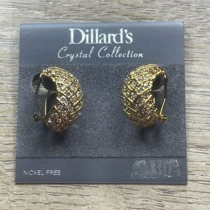 Dillard’s Crystal collection Earrings